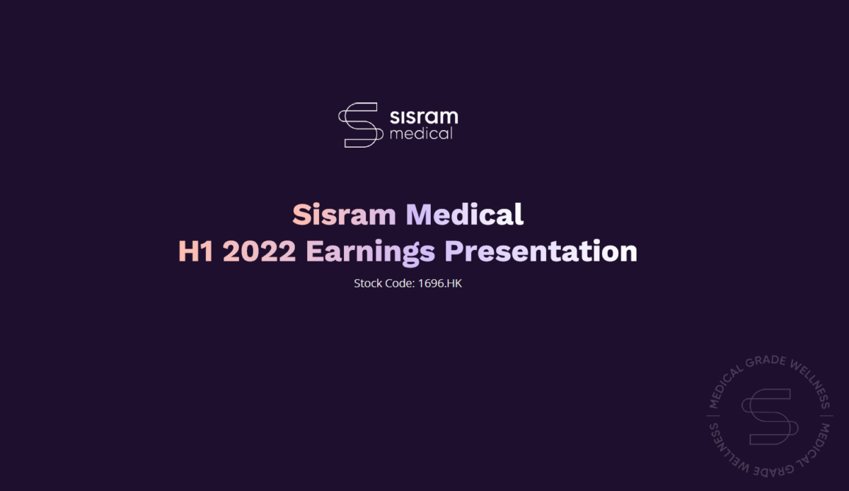  Sisram Medical H1 2022 Earnings Presentation